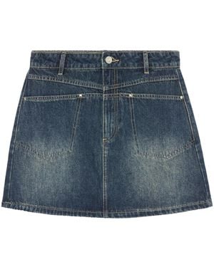 B+ AB Denim Mini-Rok - Blauw