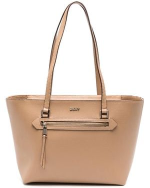 DKNY Mittelgroße Bryant Ave Tote Bag - Natur
