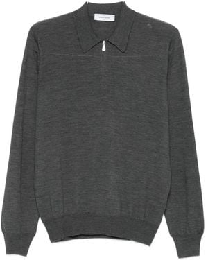 Gran Sasso Half-zip sweater - Gris