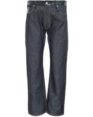 Junya Watanabe X Levi's レザーパッチ ジーンズ - ブルー