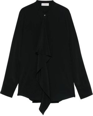 Alberto Biani Ruffled Shirt - Black