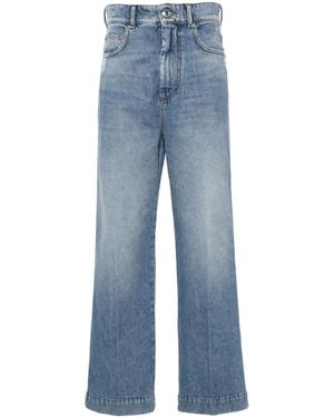 Sportmax ハイライズ ストレートジーンズ - ブルー