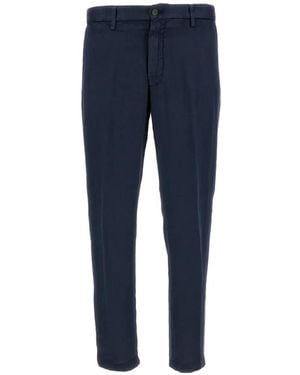 Briglia 1949 Linen Trousers - Blue