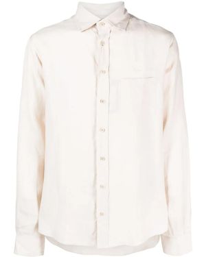 Sease Button-Up Hemp Shirt - White