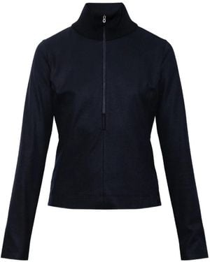 Sease Jersey Ariel Con Media Cremallera - Azul