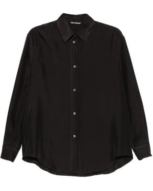 Barena Satin-Finish Shirt - Black