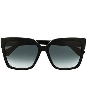 Moschino Eyewear スタッズ スクエアフレーム サングラス - ブラック