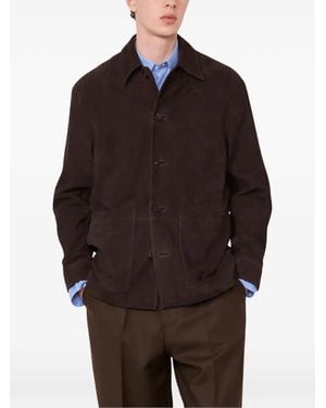 Officine Generale Giacca-Camicia Silvio - Marrone