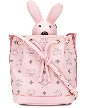 MCM 'Zoo Bunny' Beuteltasche - Pink