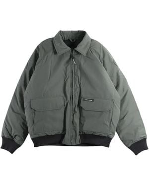 Canada Goose Mimico Logo-Patch Bomber Jacket - Gray