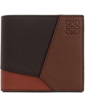 Loewe Puzzle Bi-Fold Wallet - Brown