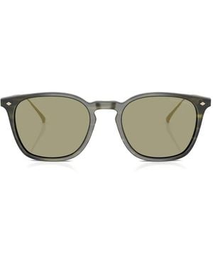 Giorgio Armani Striped Sunglasses - Grey