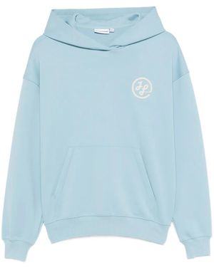 J.Lindeberg Cove Printed Hoodie - Blue