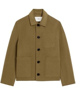 Ami Paris ボタン ジャケット - グリーン