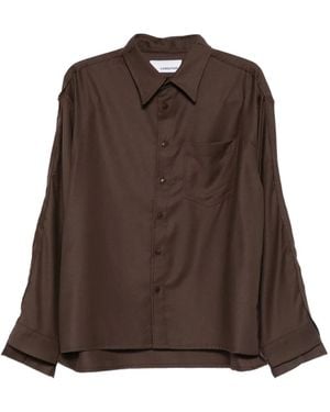 Costumein Patch-Pocket Shirt - Brown