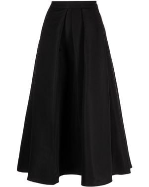 Sachin & Babi Leighton Pleated A-Line Skirt - Black