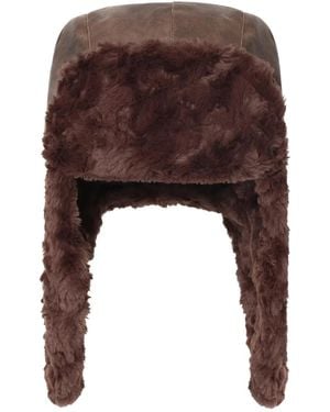 Unreal Fur Amelia Shearling Hat - Brown