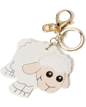 Twinset Sheep Keyring - White