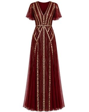 Temperley London Viola Gown - Red