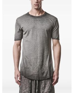 Thom Krom Faded-Effect T-Shirt - Grey