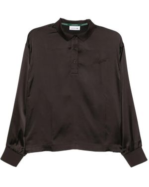 Lacoste Embroidered-Logo Polo Top - Black
