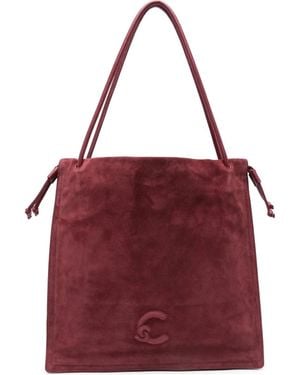 Coccinelle Dulse スエード ハンドバッグ L - レッド