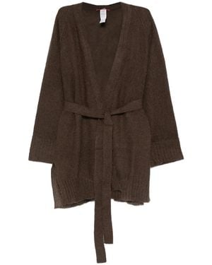 Marina Rinaldi Unito Belted Cardigan - Brown