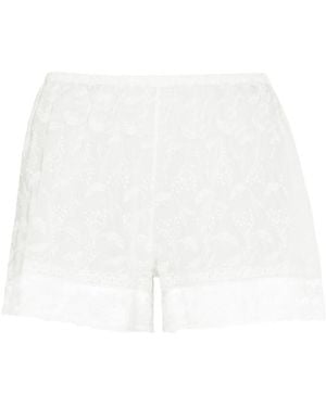 Eres Floralie Shorts - White