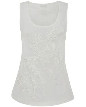 P.A.R.O.S.H. Floral-Embroidered Blouse - White
