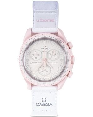 Swatch X Moon Mission To Venus Armbanduhr 42Mm - Weiß