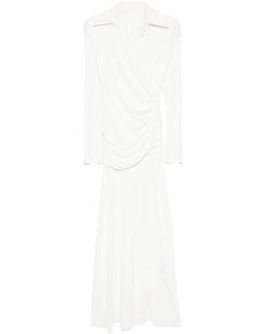 Chats by C.Dam Saria Maxi-Jurk - Wit