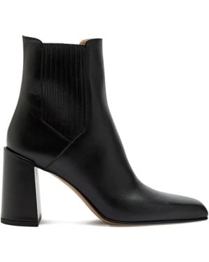 Gabriela Hearst Luke Square-Toe Boots - Black