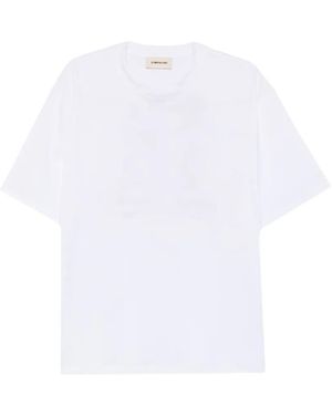 Atomo Factory T-Shirt Con Maniche Corte - Bianco