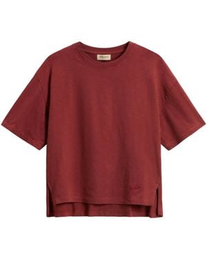 Woolrich Cotton T-Shirt - Red