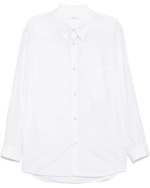 Attachment Cotton Shirt - White