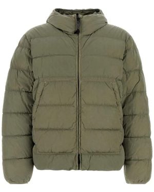 C.P. Company Hooded Down Jacket - Green