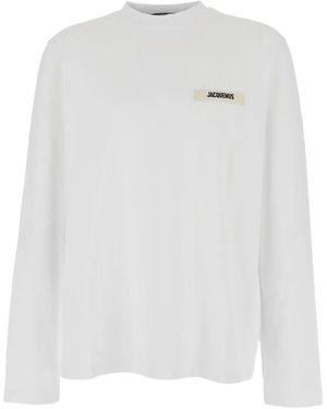 Jacquemus Logo-Patch T-Shirt - White