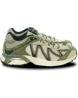 Salomon Xt-Whisper Logo Detail Panelled Trainers - Green