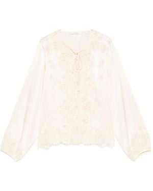 Doen Lucine Lace Blouse - ホワイト