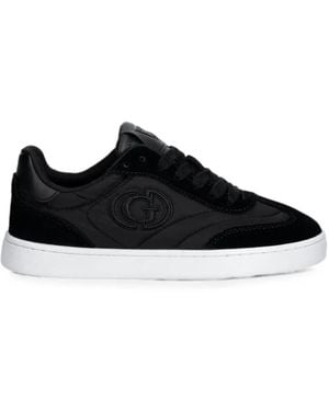 Guess Logo-Patch Sneakers - Black