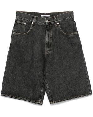 sunflower Stonewashed Denim Shorts - Gray