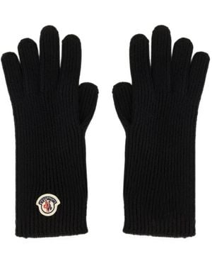 Moncler Wool Gloves - Black