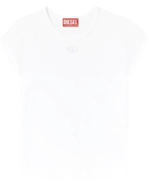 DIESEL Logo Cotton T-Shirt - White