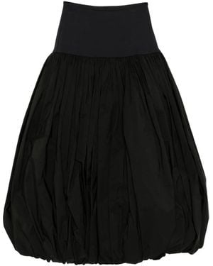 VAQUERA Falda plisada - Negro