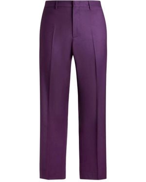 Etro Welt-Pockets Tailored Pants - Purple