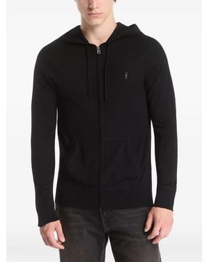 AllSaints Zip-Up Hoodie - Black