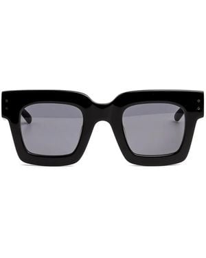 Kaleos Eyehunters Wren Square-Frame Sunglasses - Black