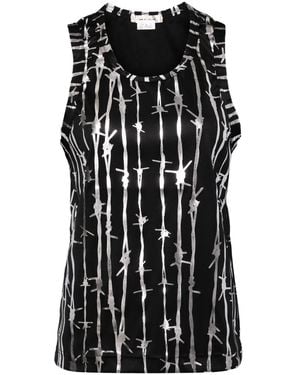 Comme des Garçons Graphic-Printed Vest - Black