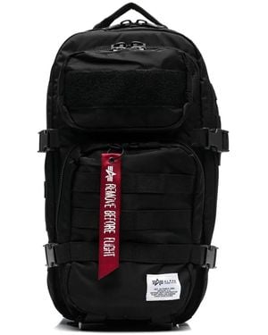 Alpha Industries Multi-Pocket Backpack - Black