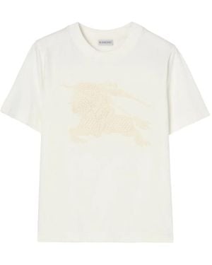 Burberry Ekd Cotton T-shirt - White